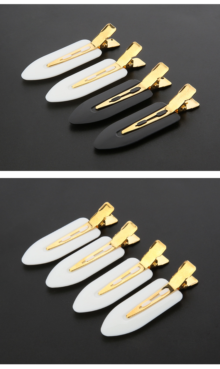 New seamless makeup leaf clips, fringe clips, gold-plated luxury series hair clips and hair care tools are directly supplied by the manufacturer pic 11