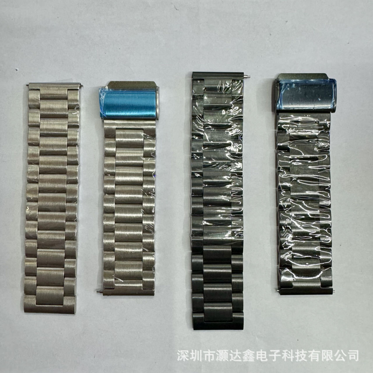 适用于华为GT款三珠华为扣表带三珠22mm表带不锈钢表带一体扣表带详情1