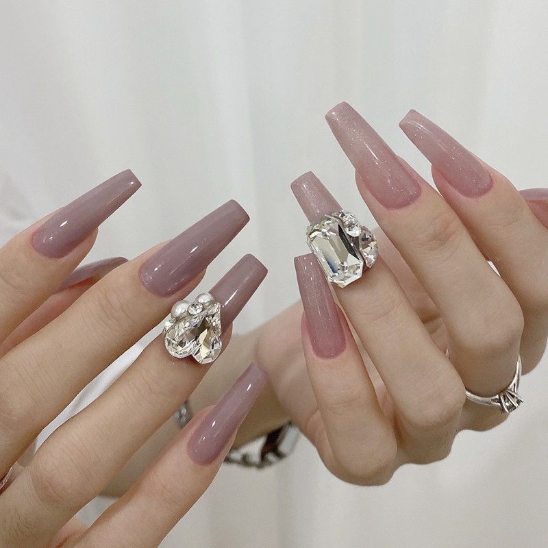 Wholesale nail diamond jewelry, pile of nail diamond accessories, glittering pillows, fat squares, rock sugar, irregular-shaped pile of nail diamond accessories pic 5