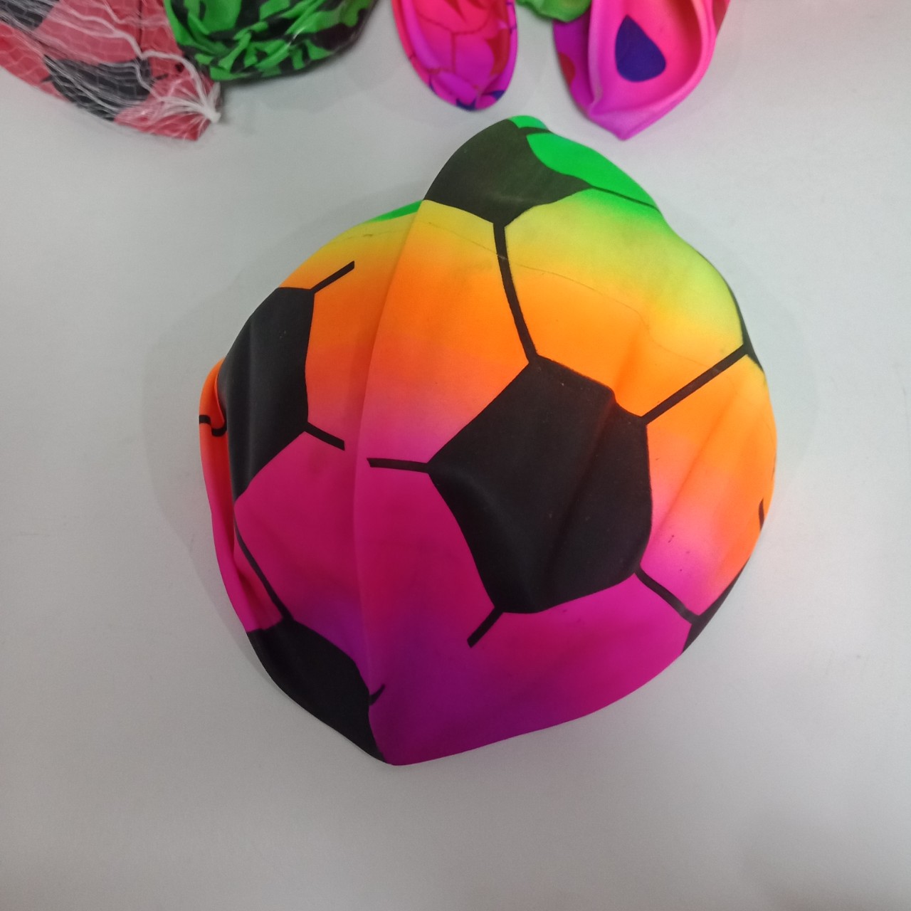 批发儿童运动充气玩具皮球西瓜球按摩球手柄球笑脸球气筒多款多规详情2