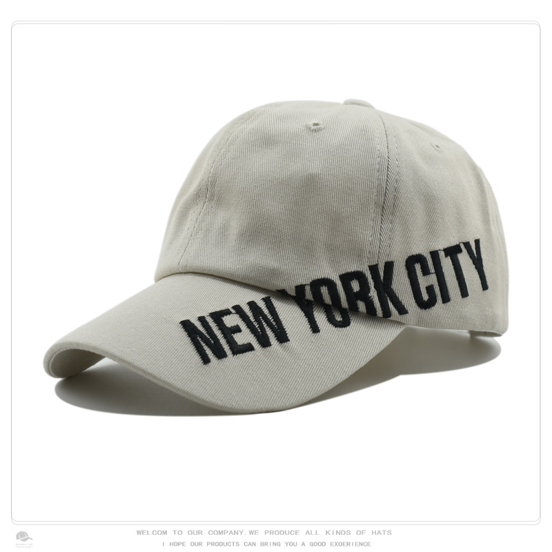 帽子女韩版字母刺绣棒球帽春夏时尚复古街头百搭潮遮阳防晒鸭舌帽详情7