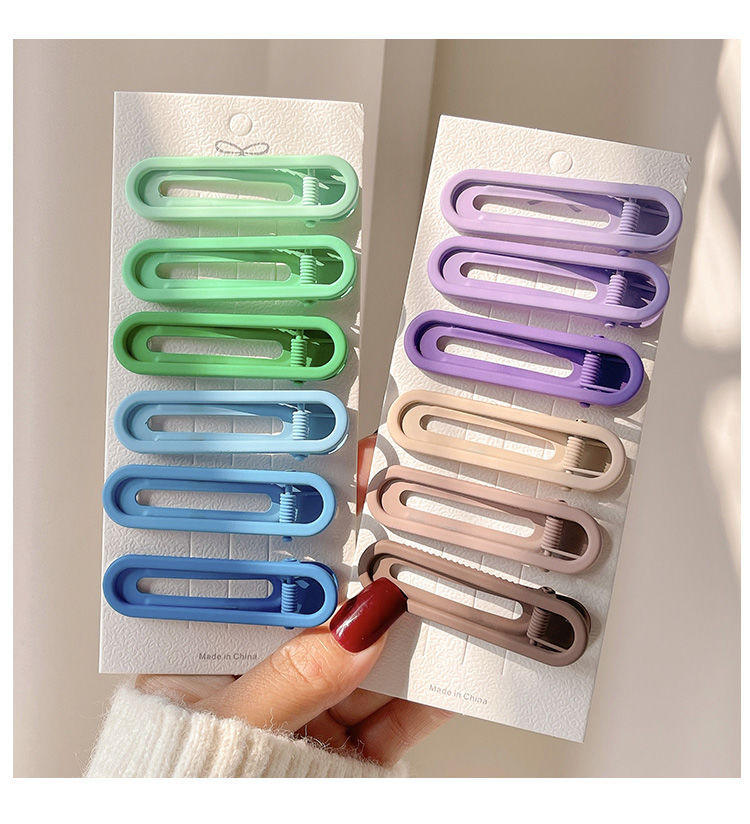 2022ins风糖果色发夹女侧边夹鸭嘴夹一字夹bb夹小发卡子刘海抖音详情25