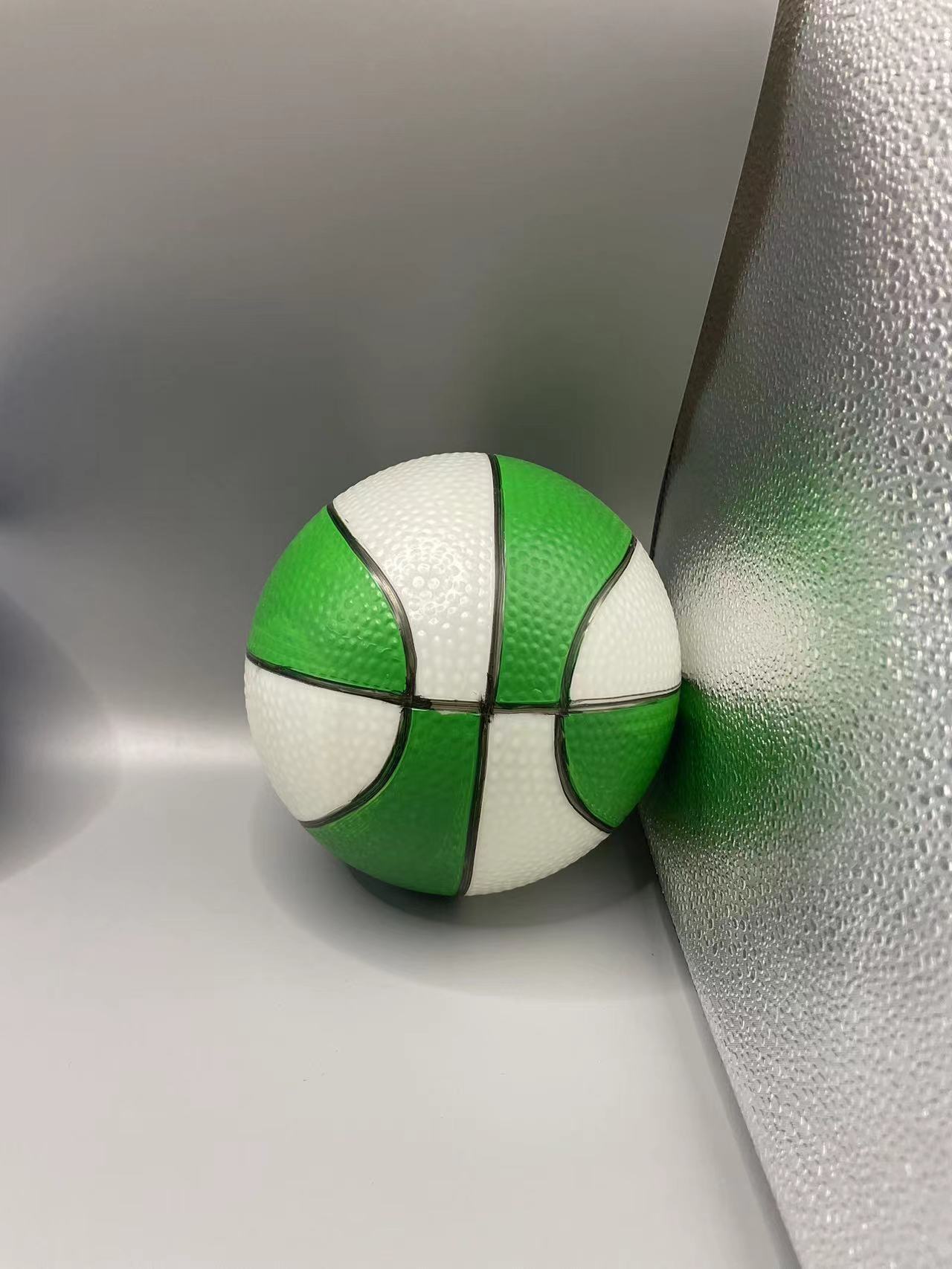 厂家直销儿童小篮球彩色小篮球PVC充气彩色玩具球拍拍球皮球详情4