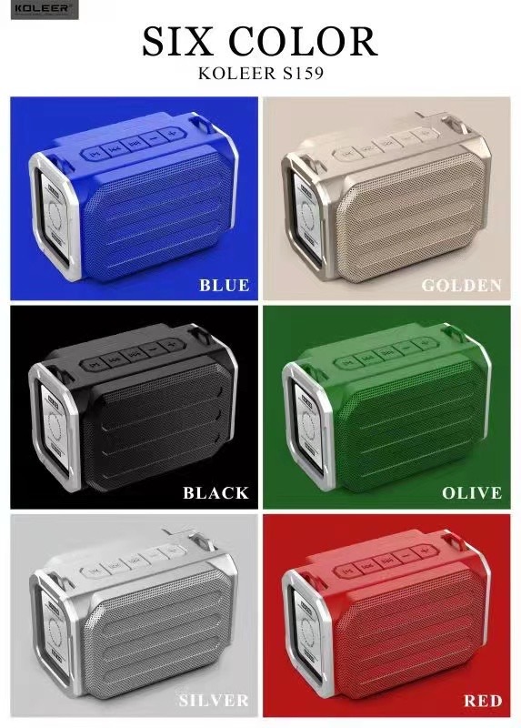 S159 Bluetooth speaker, outdoor wireless card-inserting portable computer, portable outdoor heavy subwoofer, mini speaker pic 4