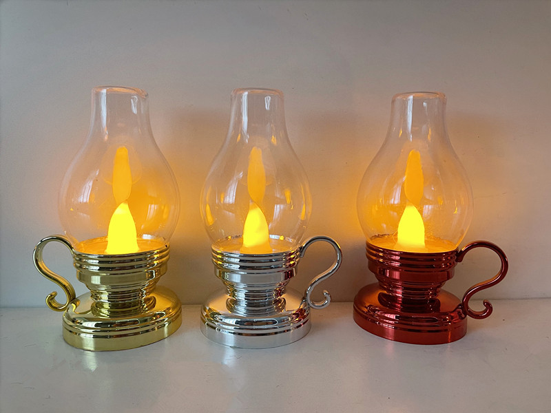 New single-wax small oil lamps, small horse lamps, wind lamps, decorative handicrafts and ornaments pic 4