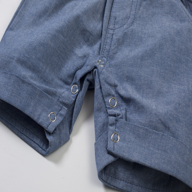 Summer male baby gentleman sets, baby crawling suits, overalls, two-piece sets, British-style cool evening gowns for foreign trade pic 24