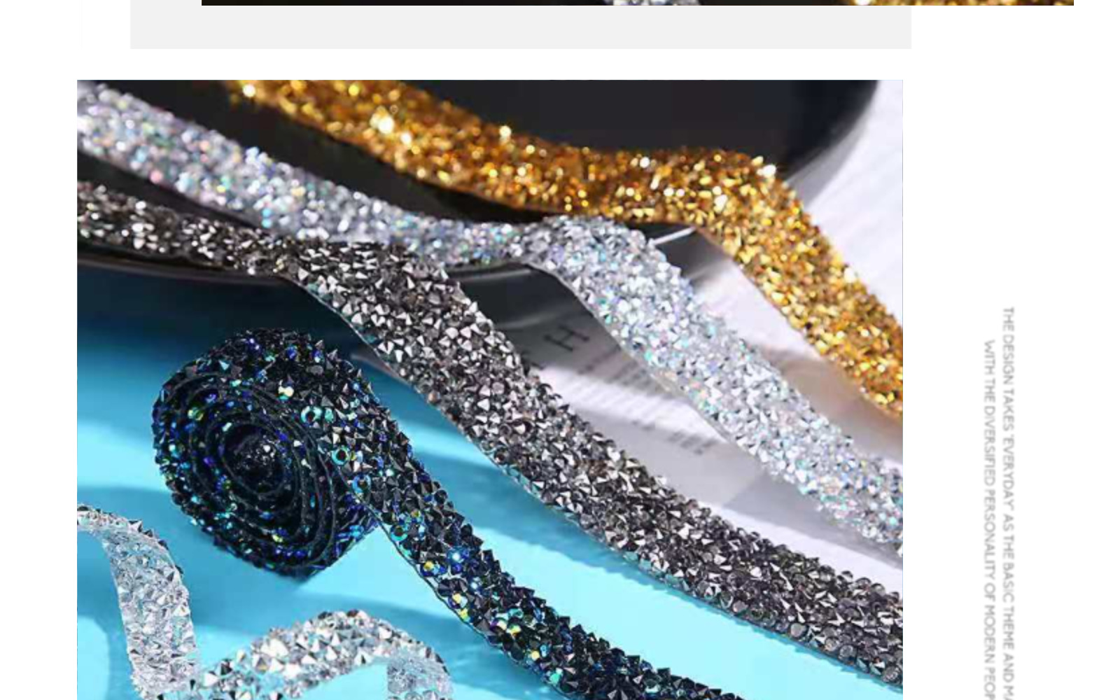 跨境爆款树脂乱钻条树脂热熔胶服装箱包鞋材配件定订制贴牌代加工详情9