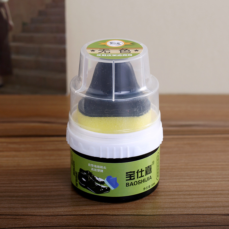 皮鞋上光绵羊油真皮保养油皮革修复膏护理液体鞋油皮鞋美容膏批发详情5