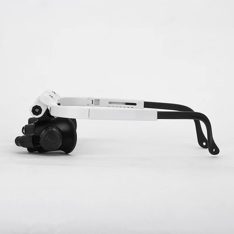 Three magnifications of head-mounted glasses, high-magnification mechanical watch repair, engraving, antique jewelry appraisal, LED light 9892H1 pic 17