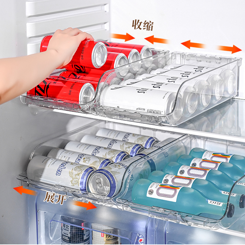 Six-compartment kitchen sealed spice storage box with handle, transparent dried fruit snack plate, large-capacity refrigerator fresh-keeping box pic 3