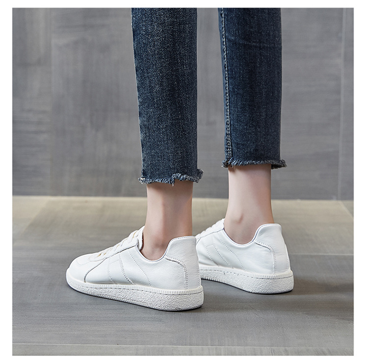 2024夏季新款小白鞋女百搭鞋子爆款女款厚底透气真皮休闲板鞋女鞋详情18