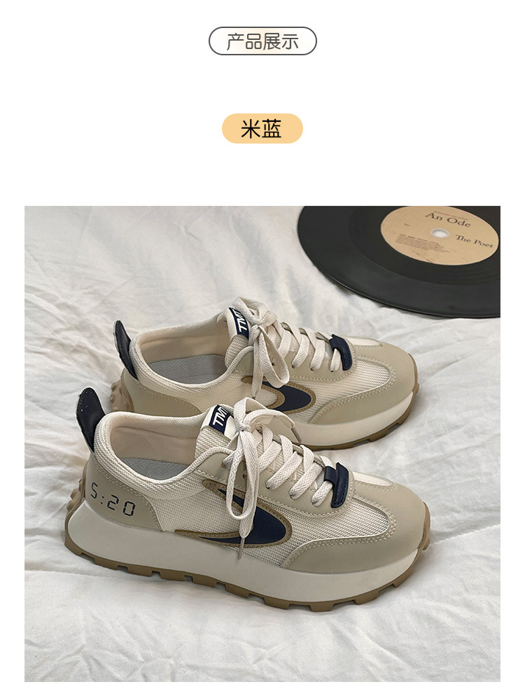  热卖2023春季新款厚底网面透气运动阿甘鞋MIS-886详情8