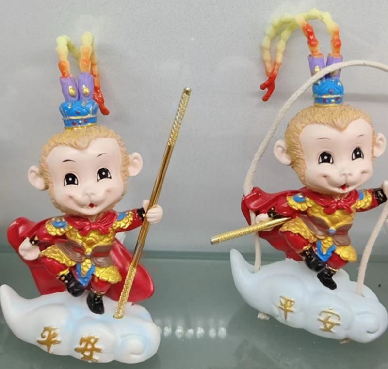 齐天大圣孙悟空车载秋千挂件猴子汽车后视镜挂件创意出风口装饰品详情13