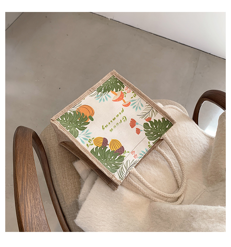 国潮少女帆布包女ins风单肩包风2020新款潮民族风复古麻布手提袋详情22