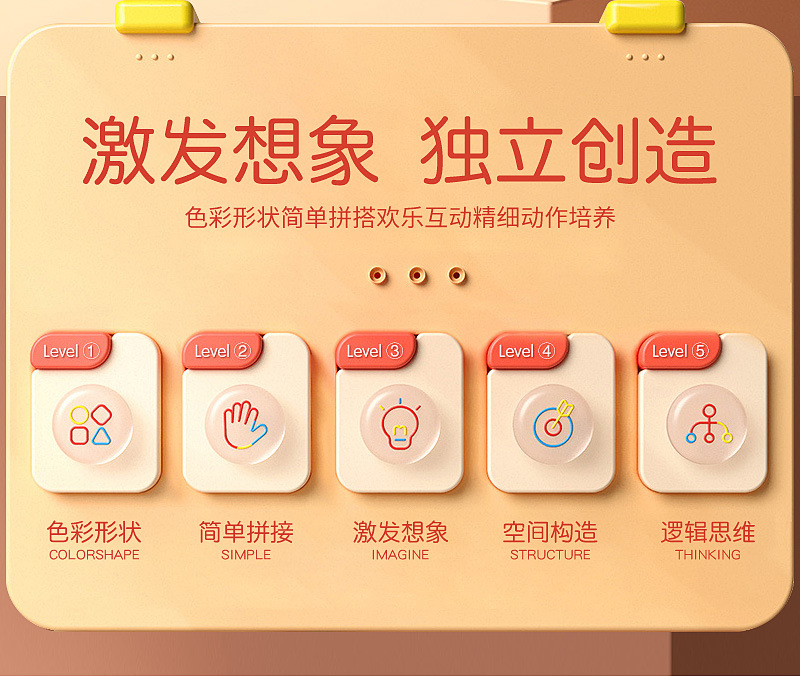 Plastic alphanumeric wire building blocks for early childhood education toys, hands-on and brain-stimulating eco-friendly toys, direct sales from Hualong Factory pic 5
