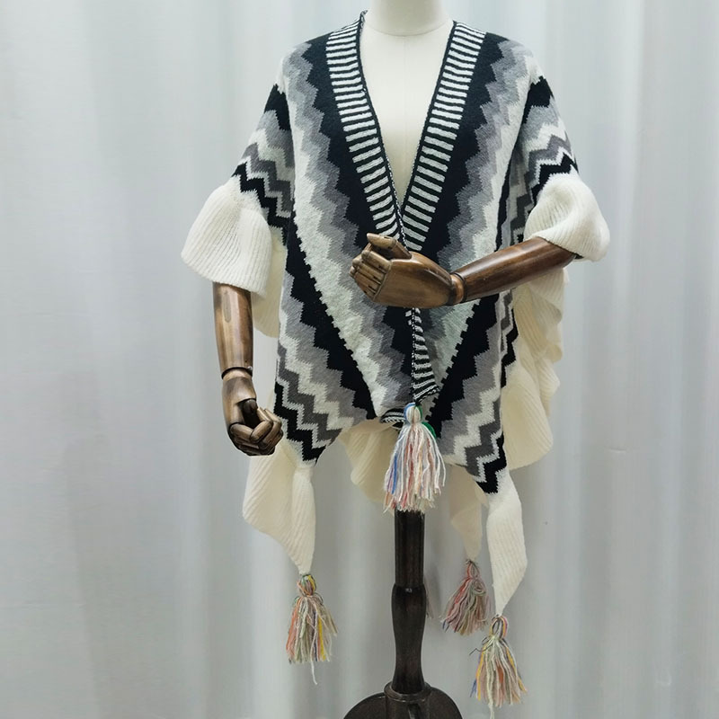 云南丽江大理旅游穿搭民族风披肩女西藏沙漠雪山拍照超大斗篷披风详情2