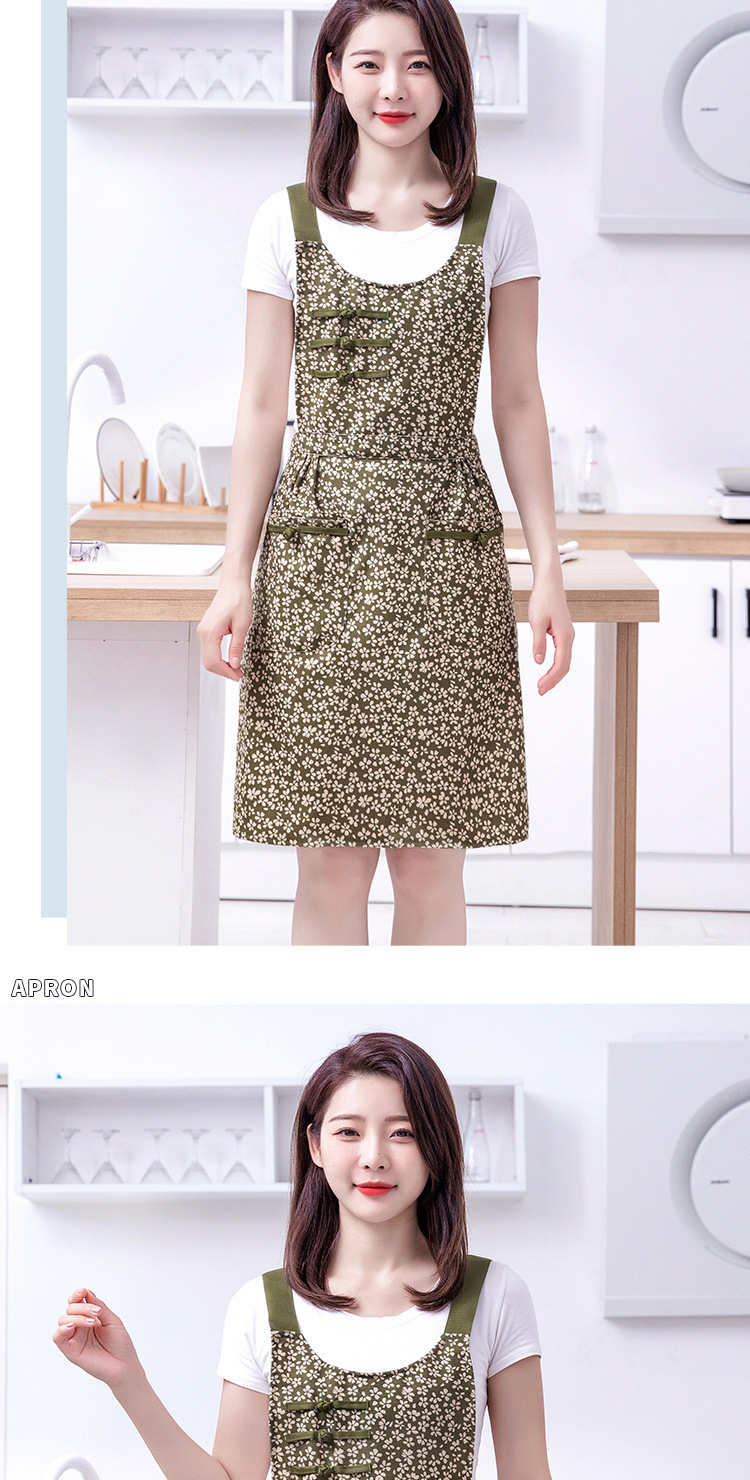 【LOVELY HOME】【持嘉】亲肤灯芯绒面料透气耐磨防污碎花搭配复古盘扣详情15