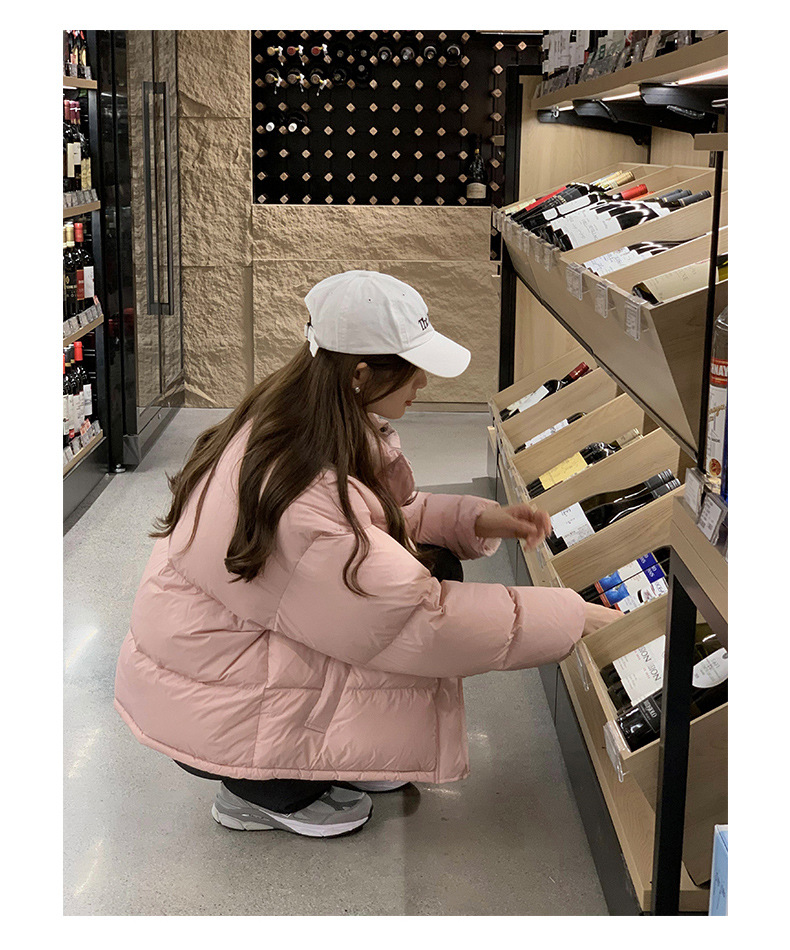 TG90% White duck down thickened down jacket for Women 2021 Winter New stand-up Collar Coat 15580(same style as 13519) pic 51