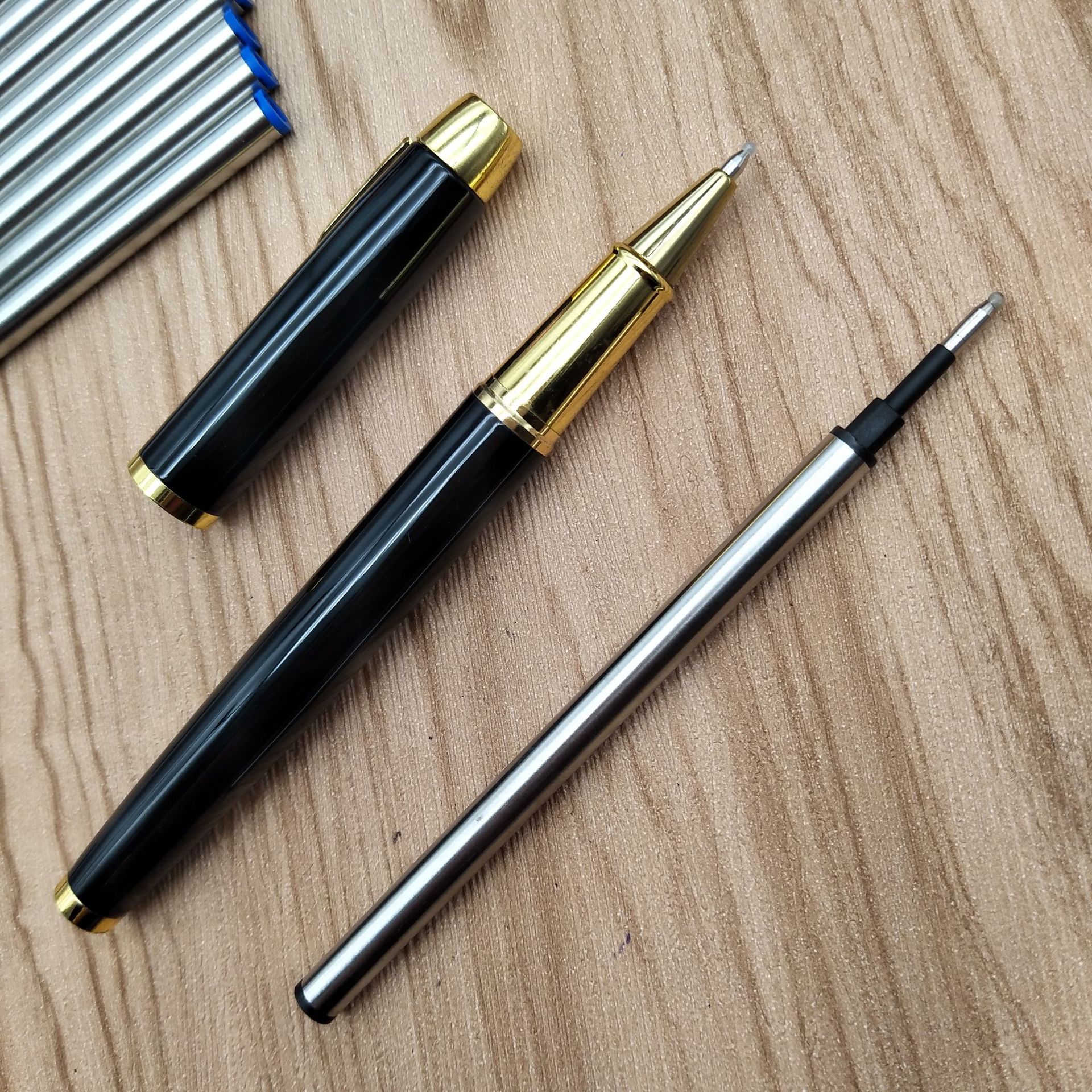 In-stock water core signature pen cores, pearl pen cores, metal gel pen cores, refillable cores, smooth writing pic 16