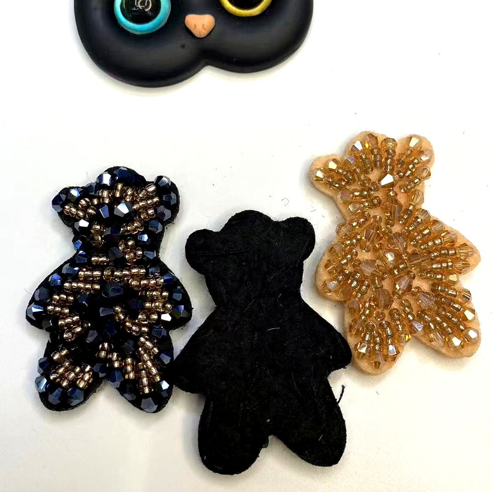 Versión coreana hecho a mano cristal ositos accesorios accesorios para el pelo tocados accesorios de dibujos animados zapatos y sombreros accesorios de ropa accesorios accesorios fábrica lote recto pic 10