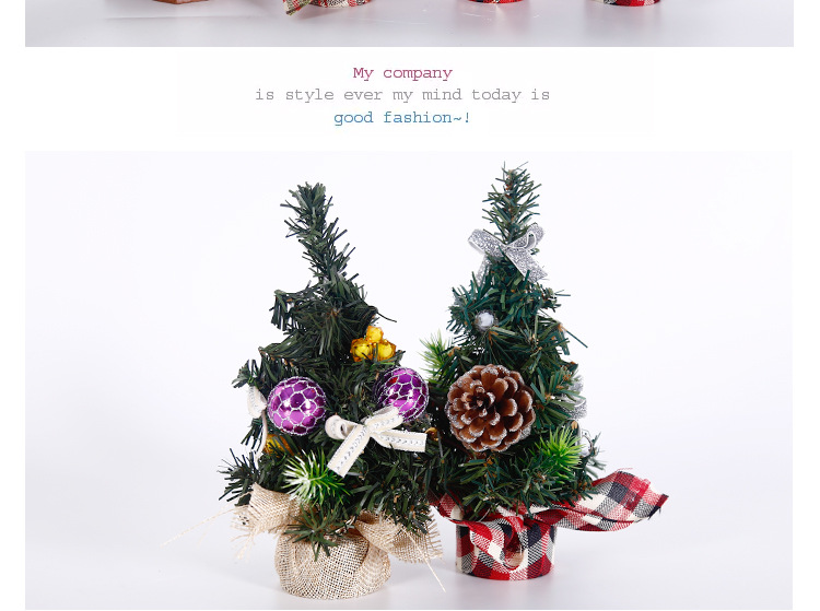 Mini desktop Christmas tree 20cm Festive family decoration atmosphere display, Christmas decoration gift pic 8