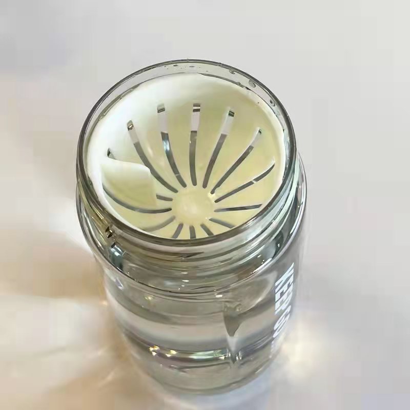 欣贝迪运动健身大容量弹跳盖塑料吸管杯男女学生便携防漏防摔夏季手提带刻度水壶500ML详情1