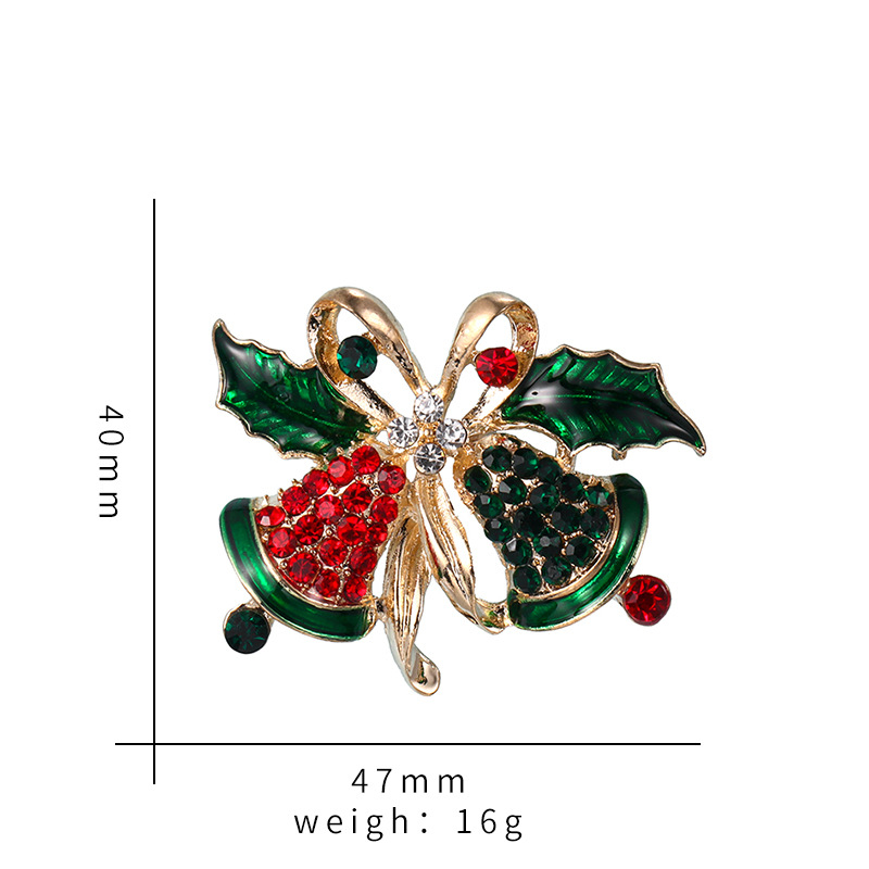 新款圣诞老人圣诞树胸针 复古合金衣服鞋帽配饰胸花 饰品别针详情26