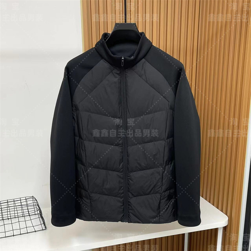 迪家张译同款90白鸭绒立领男士羽绒服运动休闲轻薄款羽绒外套男详情11