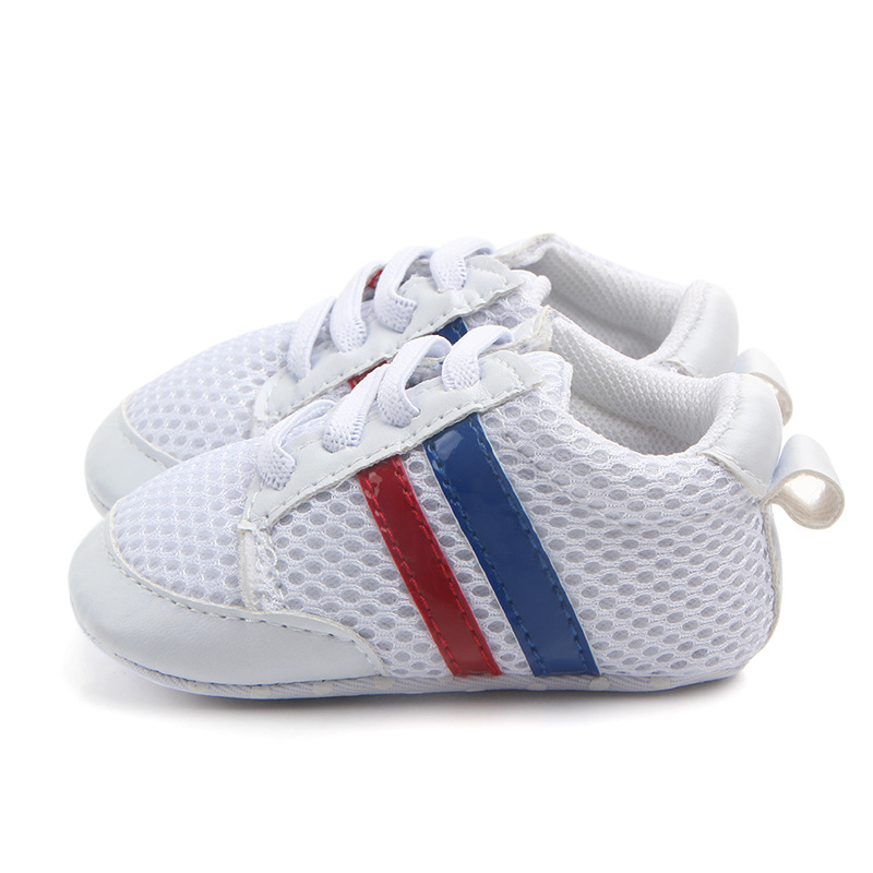Wholesale spring and autumn breathable mesh baby shoes, soft-soled anti-slip baby walking shoes, casual 0842 pic 5