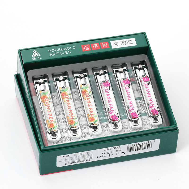 Wholesale Qiangren T6218E large nail clippers, finger cutters, stainless steel nail clippers, sharp and durable for nail and nail care pic 9