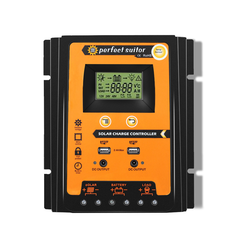 New best-selling PWM solar controllers: 12V, 24V, 30A, 50A, 70A solar cell charge and discharge controllers pic 10