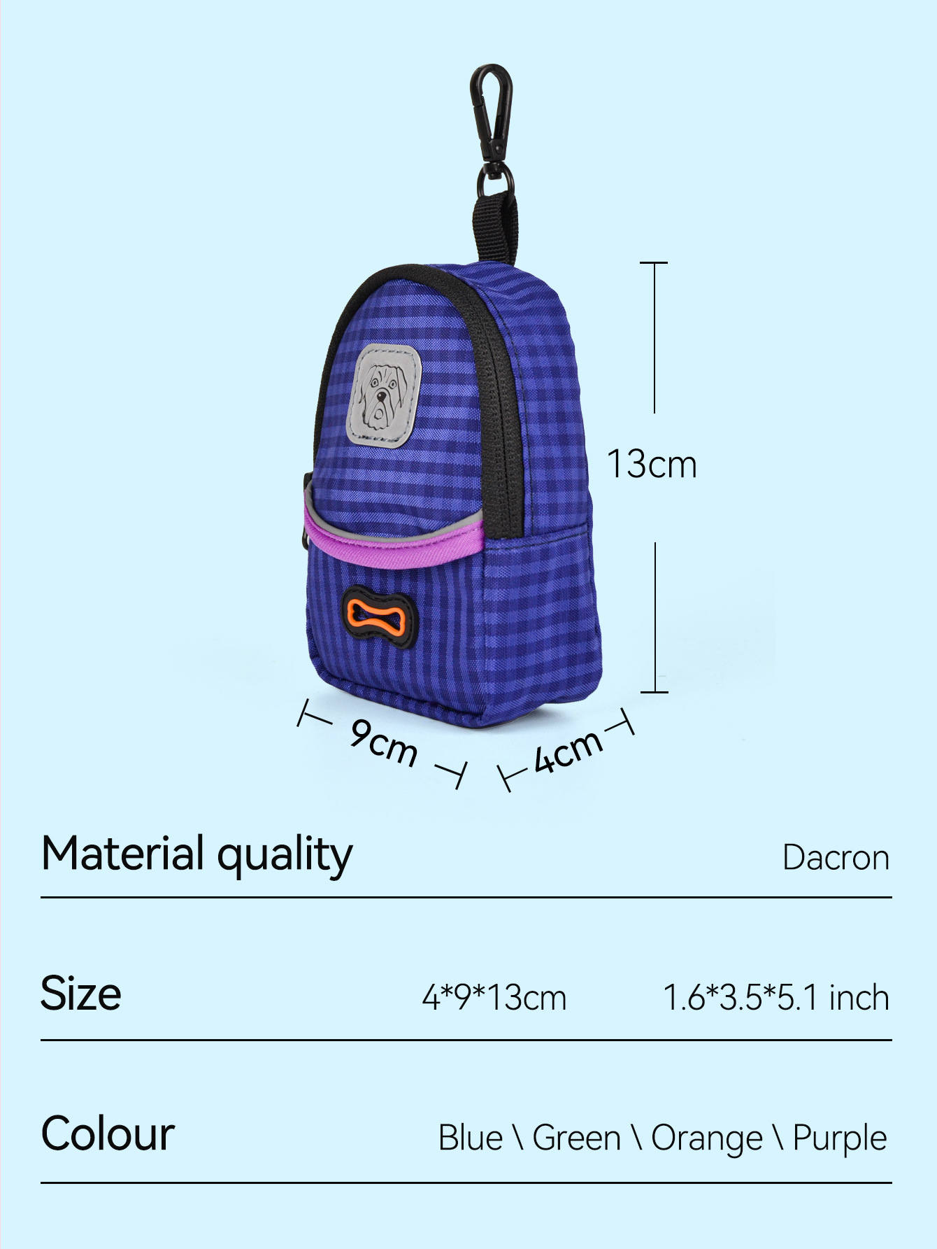 跨境新品宠物狗训练零食袋 便携式宠物口袋 腰带扣宠物粪便袋收纳详情3