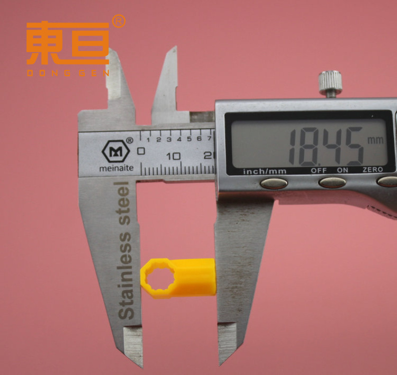 BJ3T91018 Yellow octagonal three-way connector, three-way connector, puzzle, toy accessory, technological building block parts pic 3