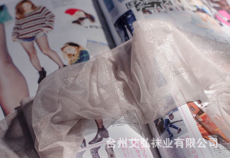 Factory direct supply of pearlescent silk stockings for women, ultra-thin, shiny black silk, sexy and shiny, anti-hook pantyhose, large size silk stockings pic 47