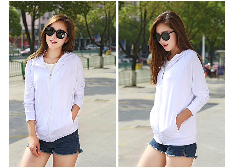 Summer cool milk silk sun-protective clothing, solid-color skin clothing, couple sun-protective clothing, outdoor UV-resistant outerwear pic 13