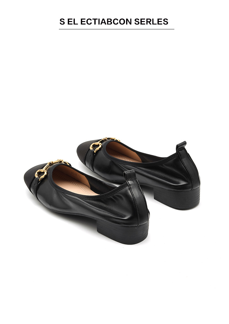 外贸跨境新款小方头浅口女士单鞋软底V口纯色工作鞋117-1#详情20