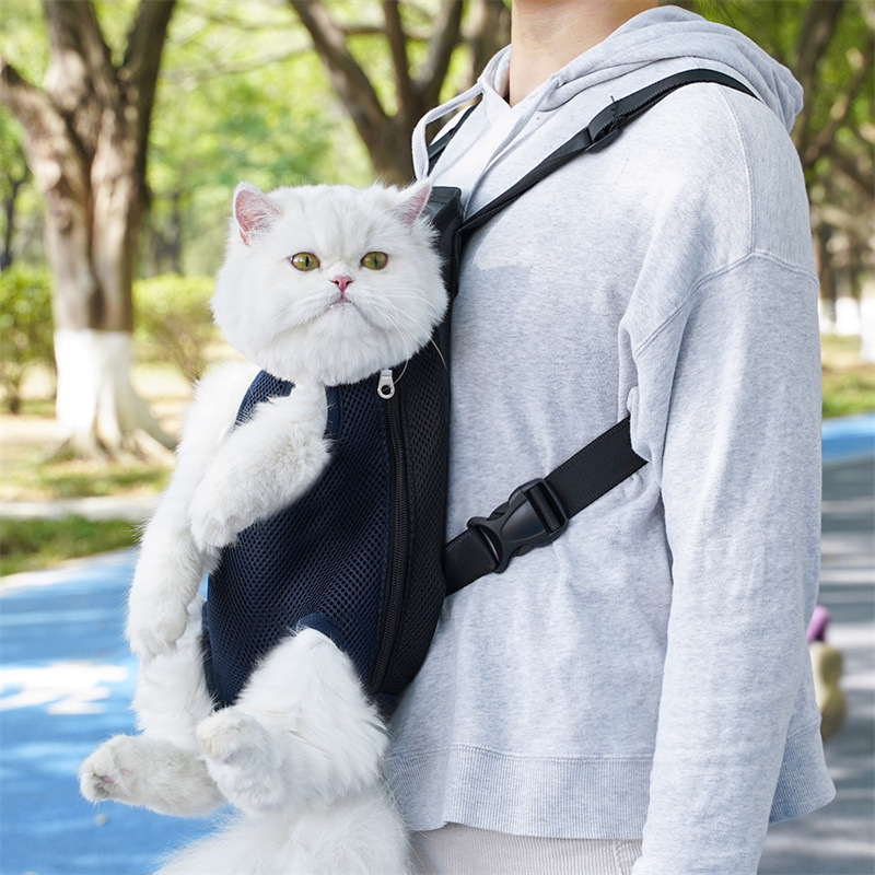 狗狗猫咪双肩包 宠物背包外出便携网布透气背包中小型犬用品批发详情29