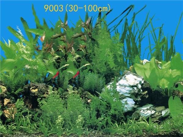 30cm tall, single-sided thin aquarium fish tank background painting, aquarium equipment and supplies glass sticker background painting pic 32