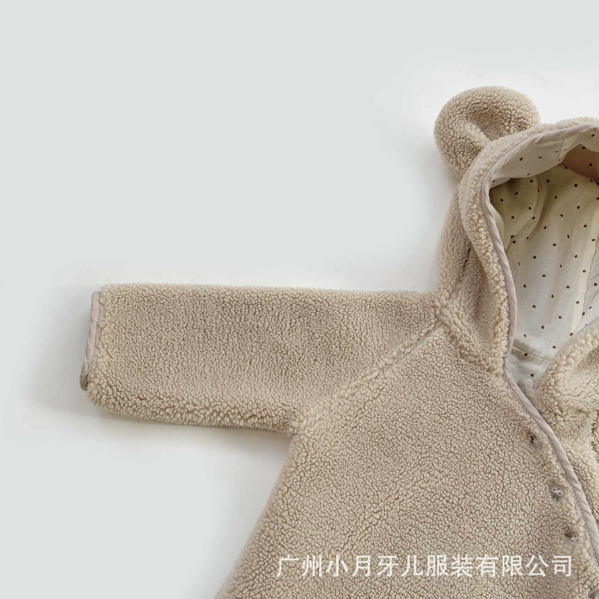 MiniCowMother cute floral imitation lambskin one-piece coat for boys, girls and children, solid-colored cotton coat for children pic 24