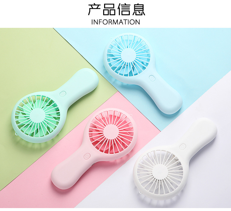 New portable USB charging fan, creative mini handheld fan, gift LOGO pocket handheld fan pic 12