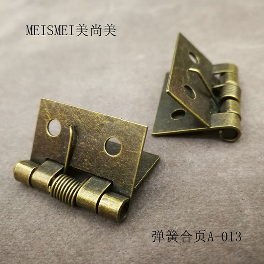 28*34mm bag buckle, horn hook, antique lock buckle, packaging box, bag hardware accessories, buckle, small bronze color pic 6