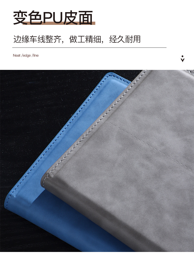 Business notebook office a5 square buckle magnetic buckle notepad paperback B5 gift box wholesale, can print diaries and meeting minutes pic 12