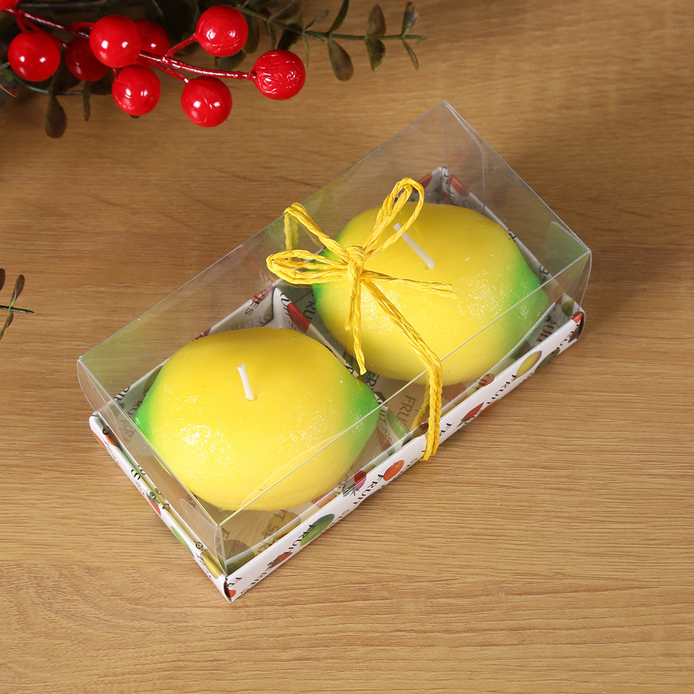 Set 2: Handmade Strawberry Candle Scented Candle Gift Box, wedding Birthday Gift, Romantic Scented Decorative Candles pic 2