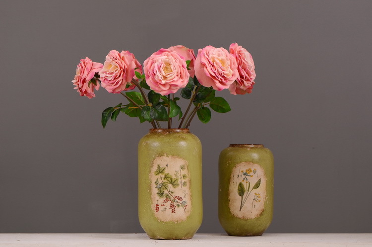 Dongli Flower Industry, the source factory, wholesals high-end artificial flowers, anti-real flowers, living room decoration, life-sized royal roses, and light luxury home floral art ornaments pic 8