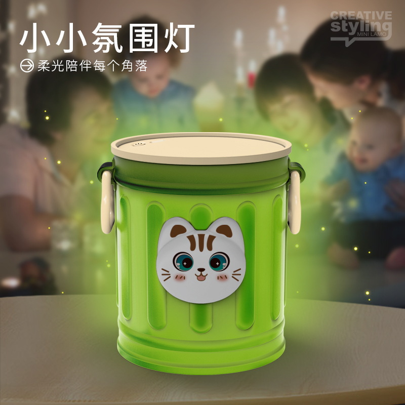 New student kindergarten cute cat pen holder desk lamp with 3 Settings, dormitory birthday gift pic 5