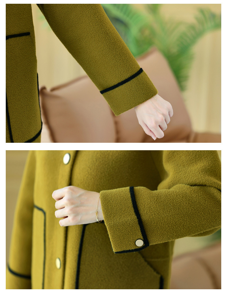 The 2023 new style of stylish knitted top for middle-aged mothers in autumn and thin base layer sweaters for middle-aged and elderly women in spring and autumn pic 56