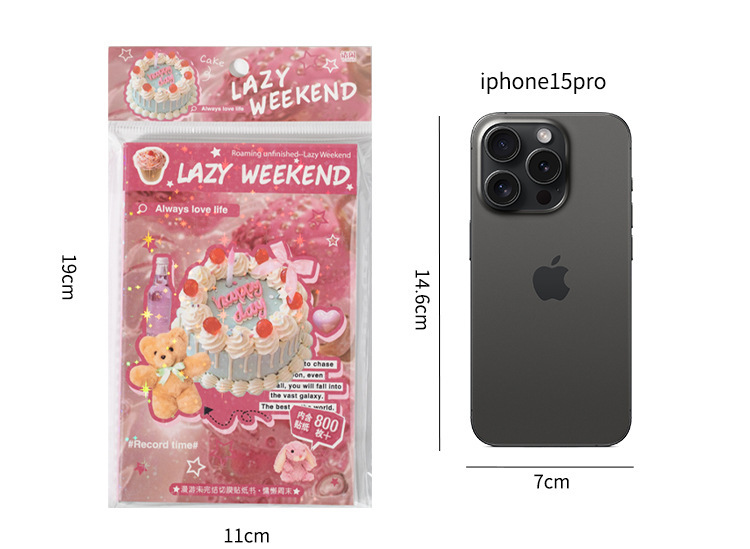 语闲切模贴纸书 漫游未完结系列 盐系古早风素材手帐谷子咕卡拼贴详情27