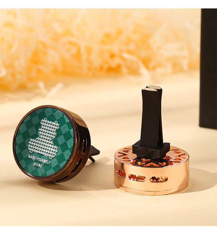 车载汽车出风口香薰 锌合金原创车用内饰用品摆件香薰夹车载香薰详情11