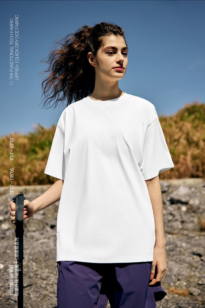 捷展男装|3D超声波压胶T恤2025春夏新品UPF50+通勤防晒速干短袖男详情8