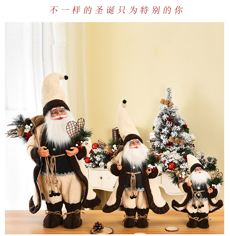 The manufacturer supplies Christmas decorations, simulated Santa Claus, static and fashionable Christmas dolls, display Windows and Christmas products pic 8